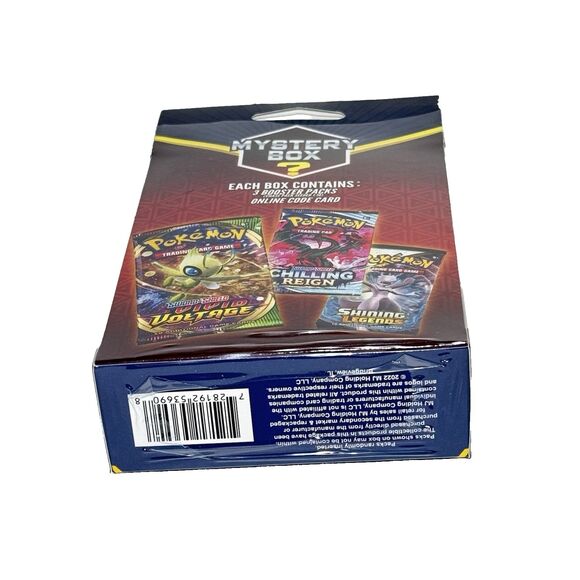 Pokémon TCG Mystery Box Walmart Hanger – 3 Booster Packs SEALED! Chase Cards? - Picture 8 of 8
